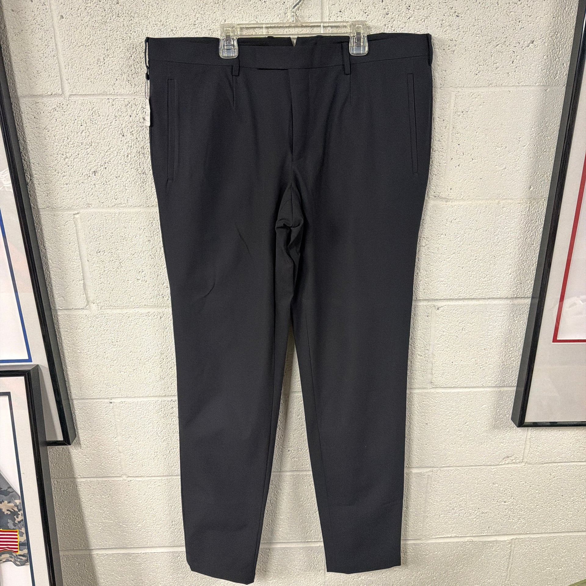Sene FlexMen's Tech Black Formal Pants Size 36x36 1