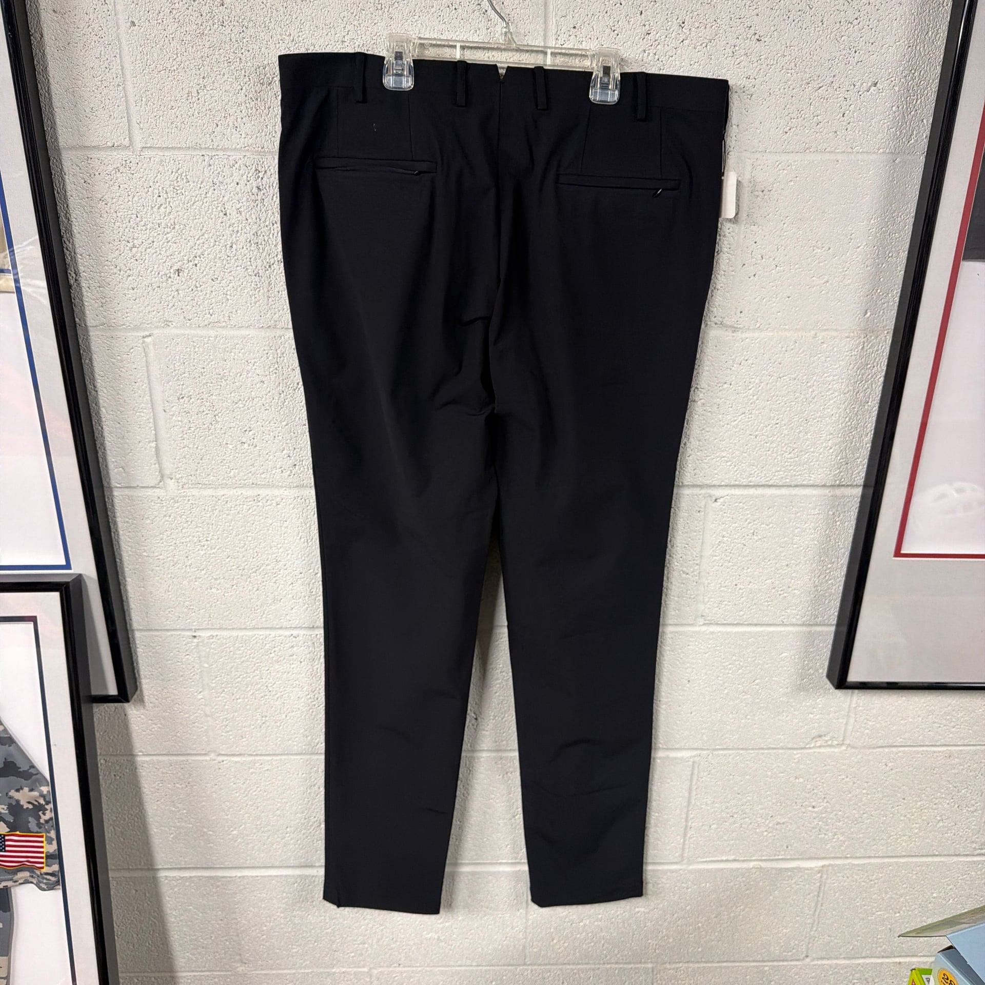 Sene FlexMen's Tech Black Formal Pants Size 36x36 3