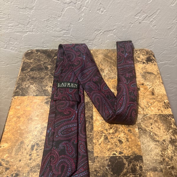 Lauren Ralph Lauren Multicolor Paisley Silk