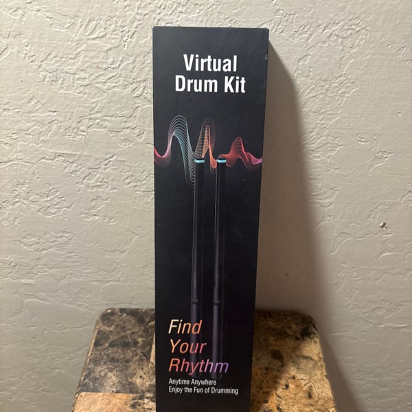 Hyperdrum Somatosensory Virtual Drum Kit Smart Portable Musical Instrument (Blac