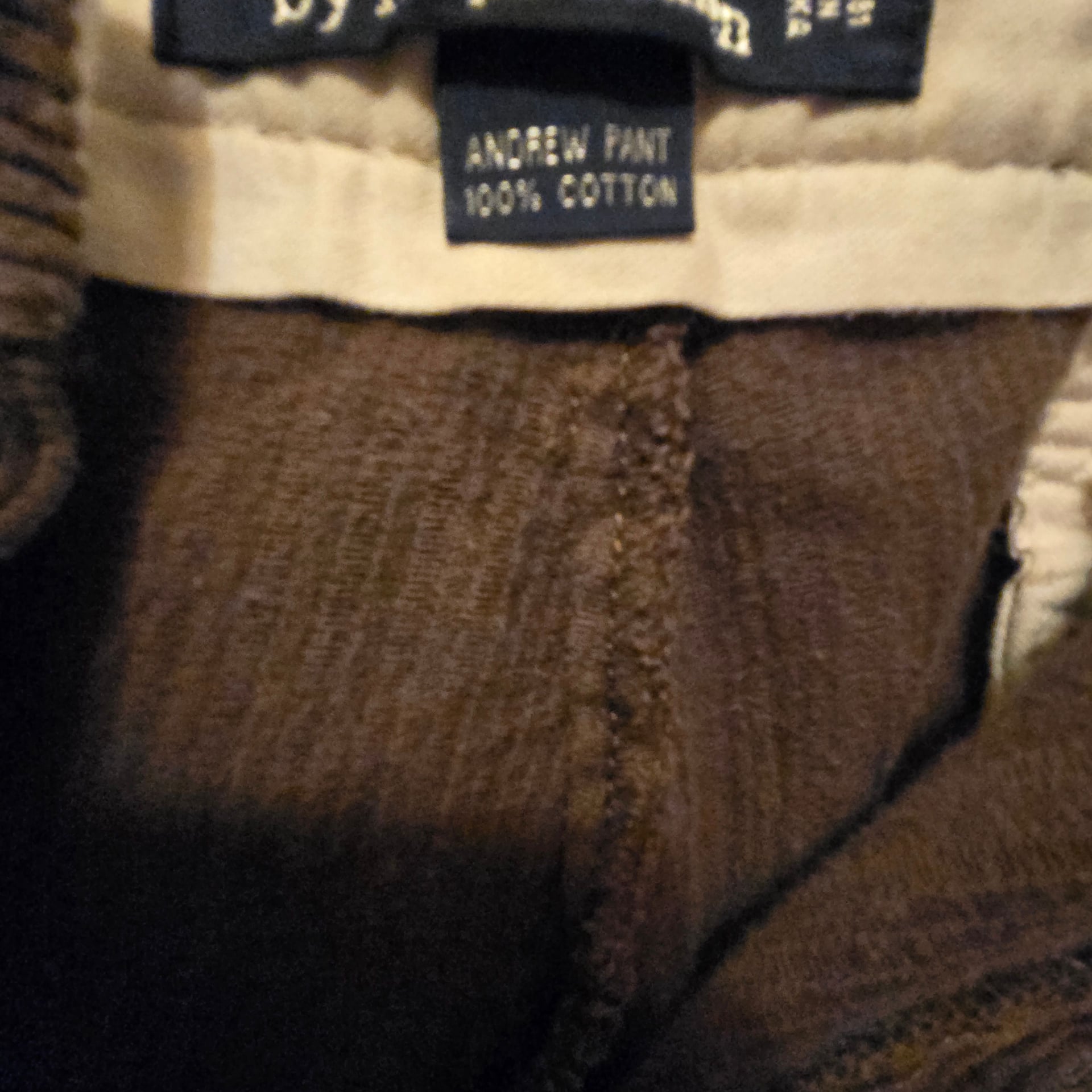 Vintage Polo Ralph Lauren Andrew Pant Brown Pleated Corduroy Trousers 38/36 4