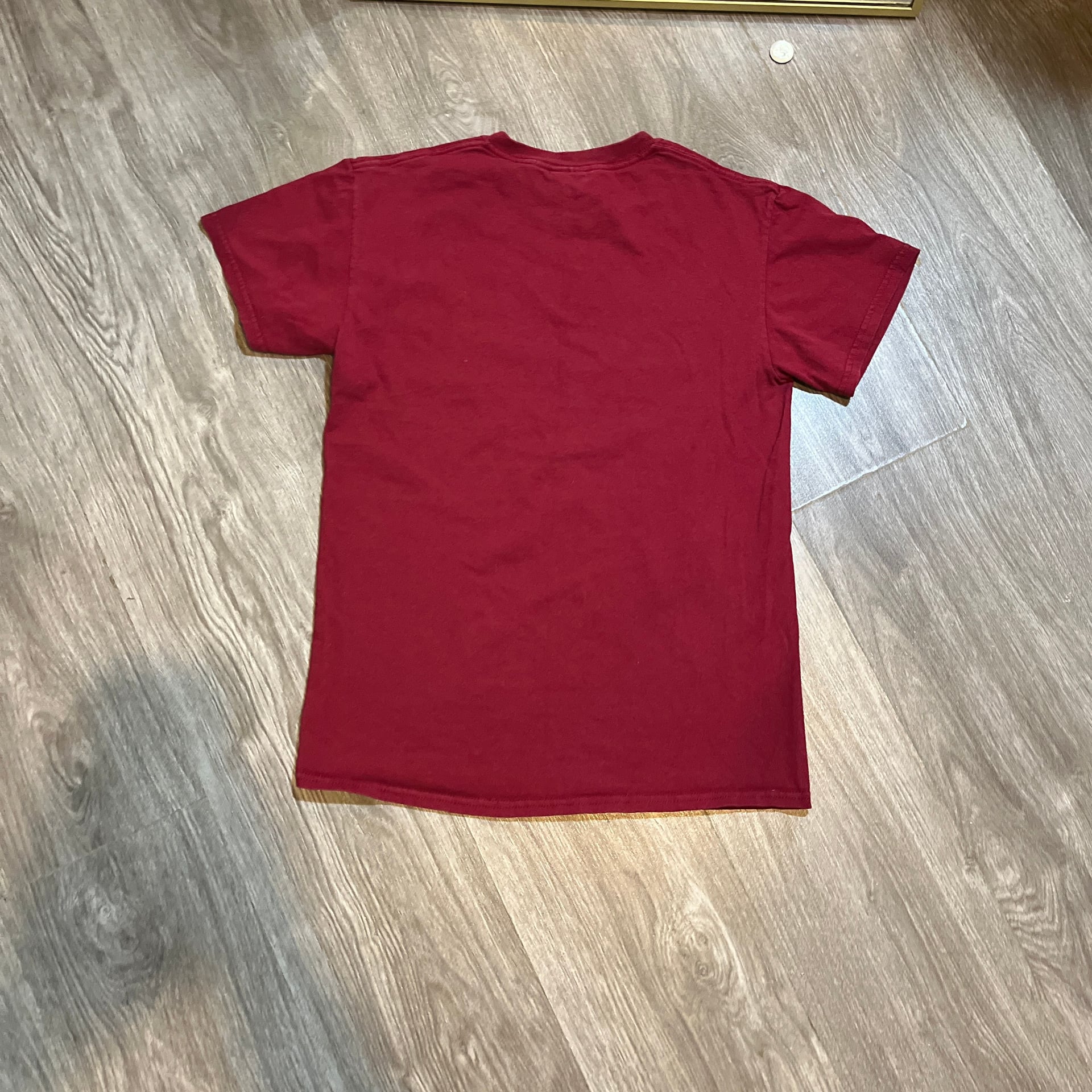 Gildan Oklahoma Sooners Gymnastics Crimson Graphic T-Shirt 3