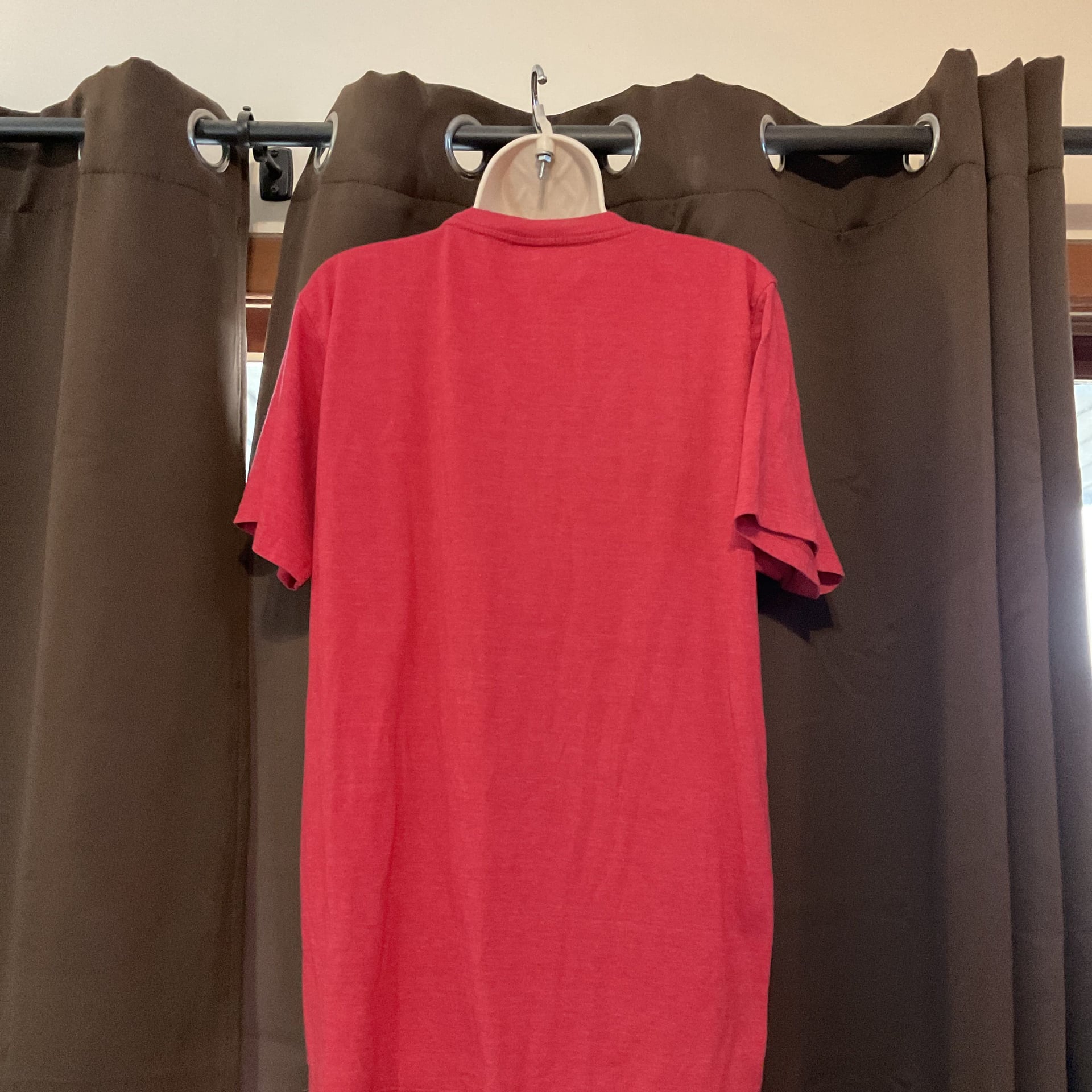 Charlie Hustle Essential Short Sleeve Crew Neck T-Shirt, Pink/Coral, Size Large 3