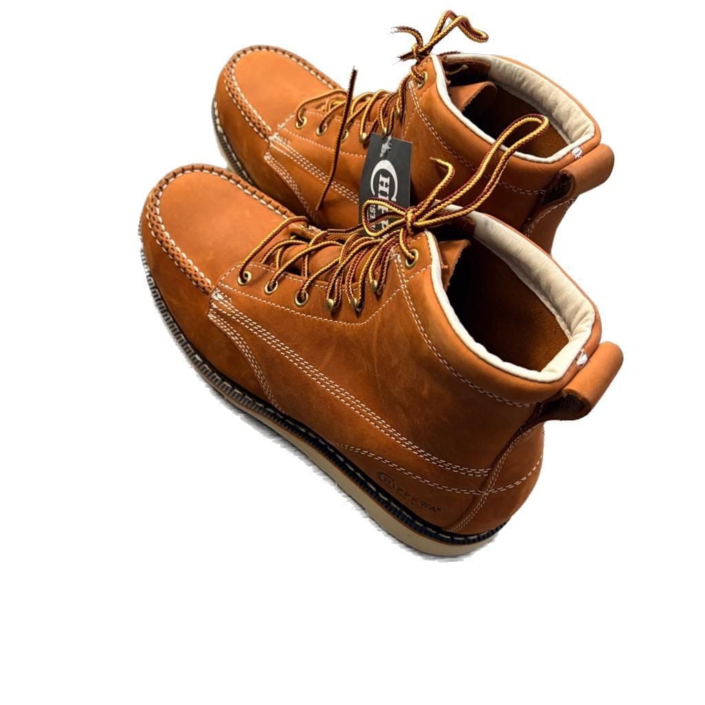 Chippewa Edge Walker 6" Lace-Up Work Boots Men's 12 EE Tobacco Tan 3