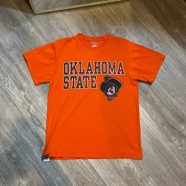 JanSport Oklahoma State Cowboys Pistol Pete Orange Graphic T-Shirt