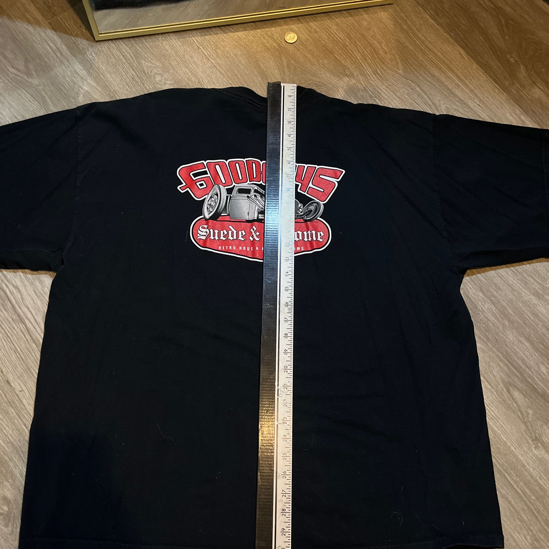 Goodguys Suede & Chrome Retro Rods & Kool Kustoms Graphic T-Shirt 3XL 4