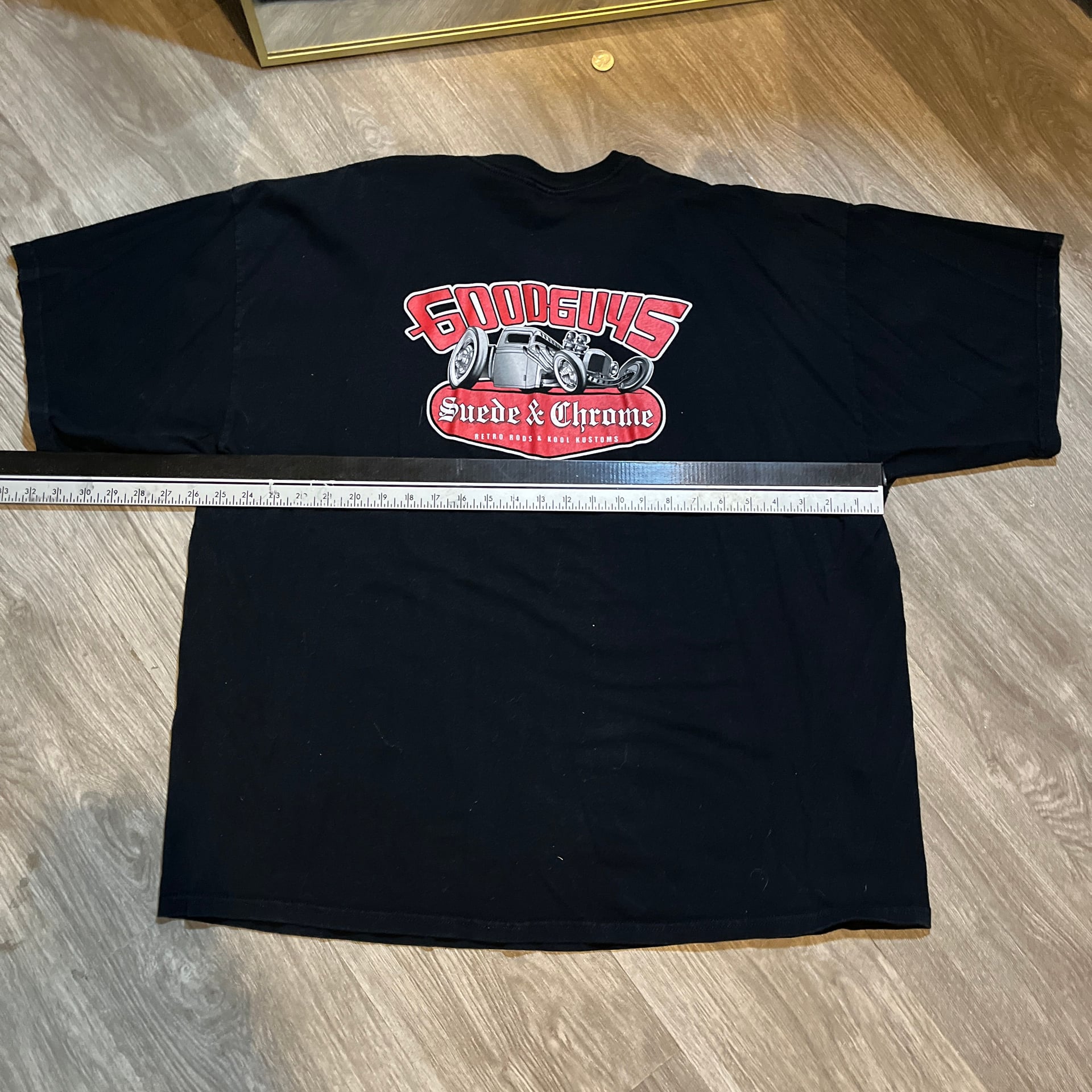 Goodguys Suede & Chrome Retro Rods & Kool Kustoms Graphic T-Shirt 3XL 6
