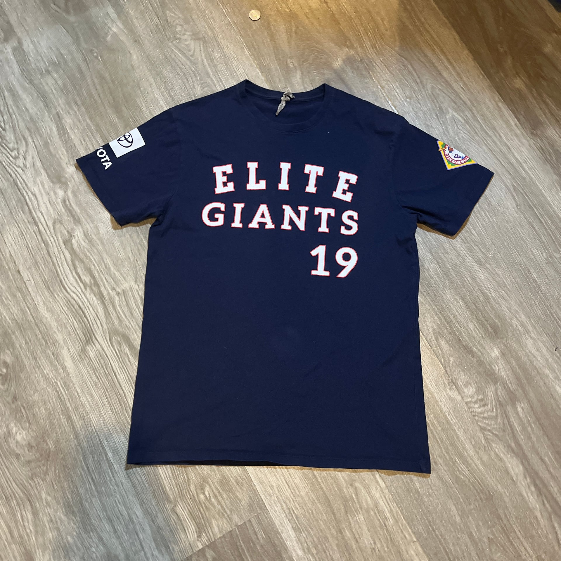 Nashville Elite Giants Negro Baseball League Tribute Navy T-Shirt 1