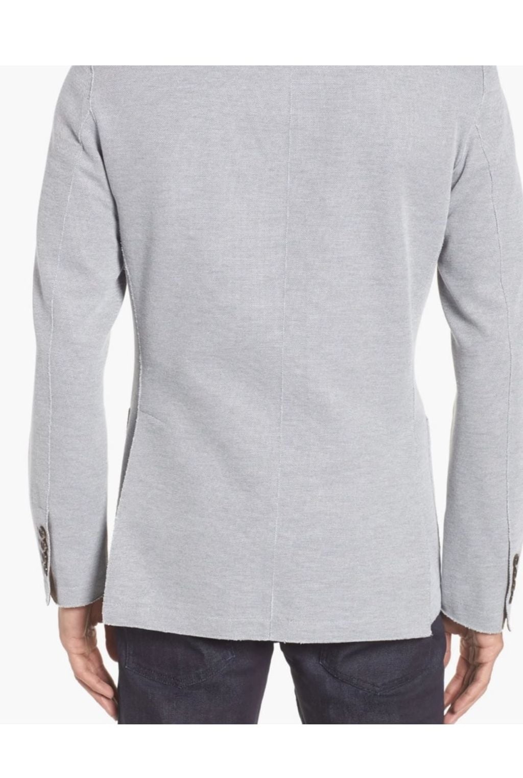 Eleventy Slim Fit Jersey Sport Coat In Grey, zero damage, worn only once. Dry cleaned. 3