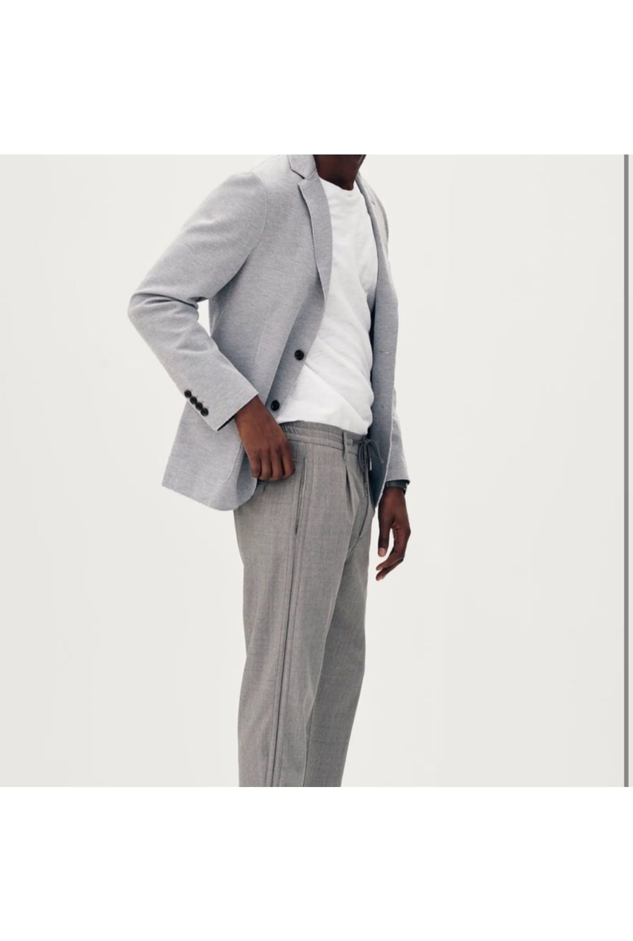 Eleventy Slim Fit Jersey Sport Coat In Grey, zero damage, worn only once. Dry cleaned. 7