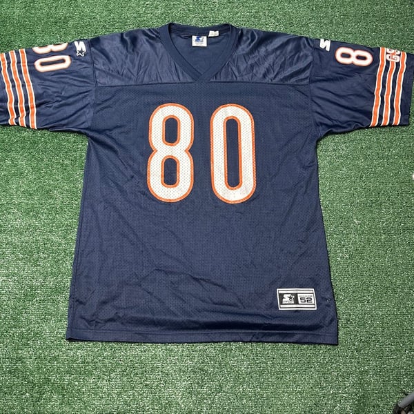 VINTAGE STARTER CHICAGO BEARS #80 CURTIS CONWAY JERSEY IN SIZE 52 XL 