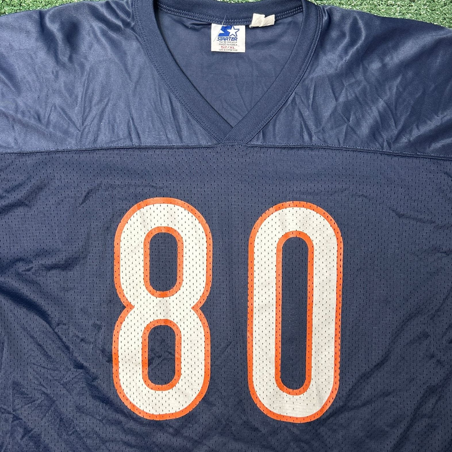 VINTAGE STARTER CHICAGO BEARS #80 CURTIS CONWAY JERSEY IN SIZE 52 XL 4