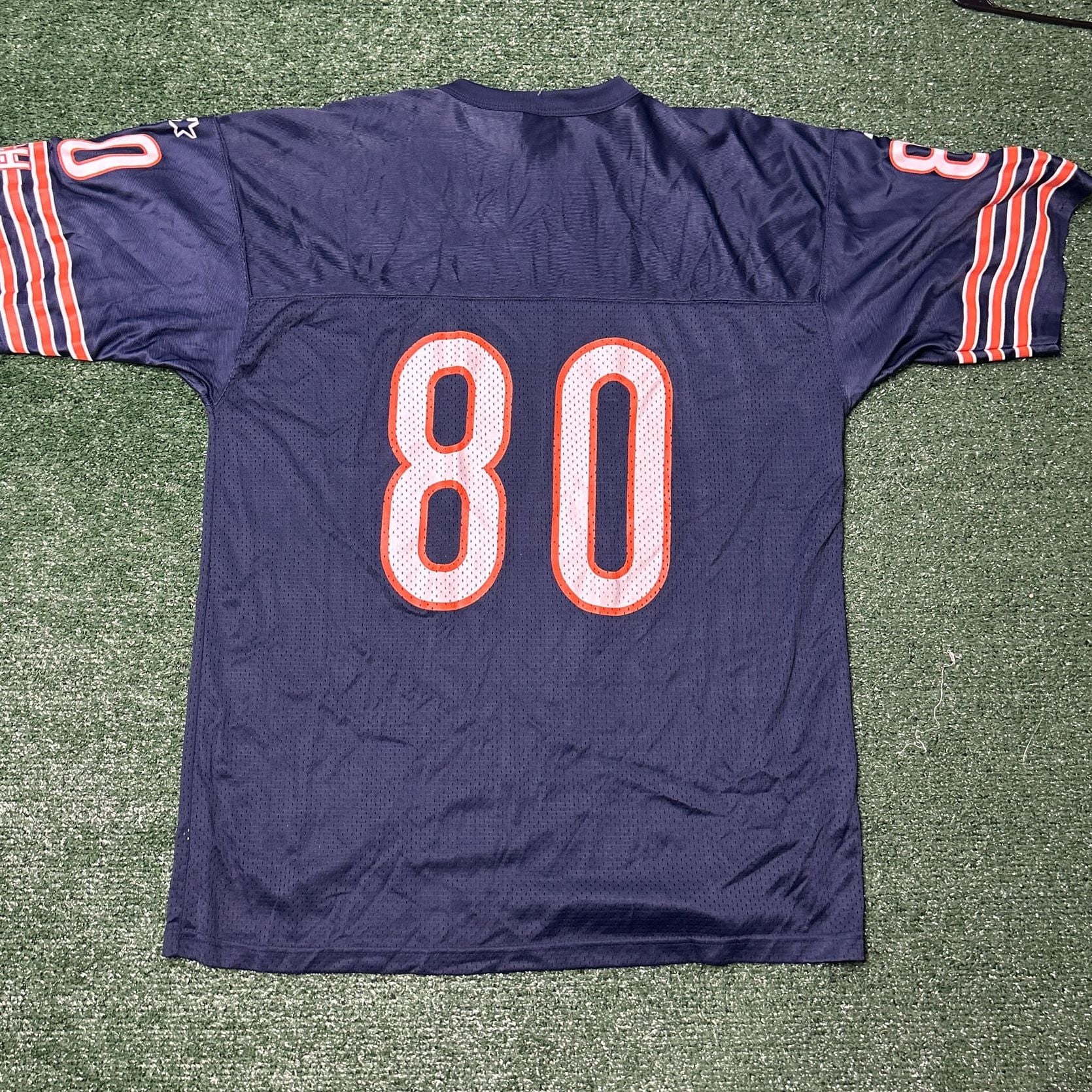 VINTAGE STARTER CHICAGO BEARS #80 CURTIS CONWAY JERSEY IN SIZE 52 XL 7