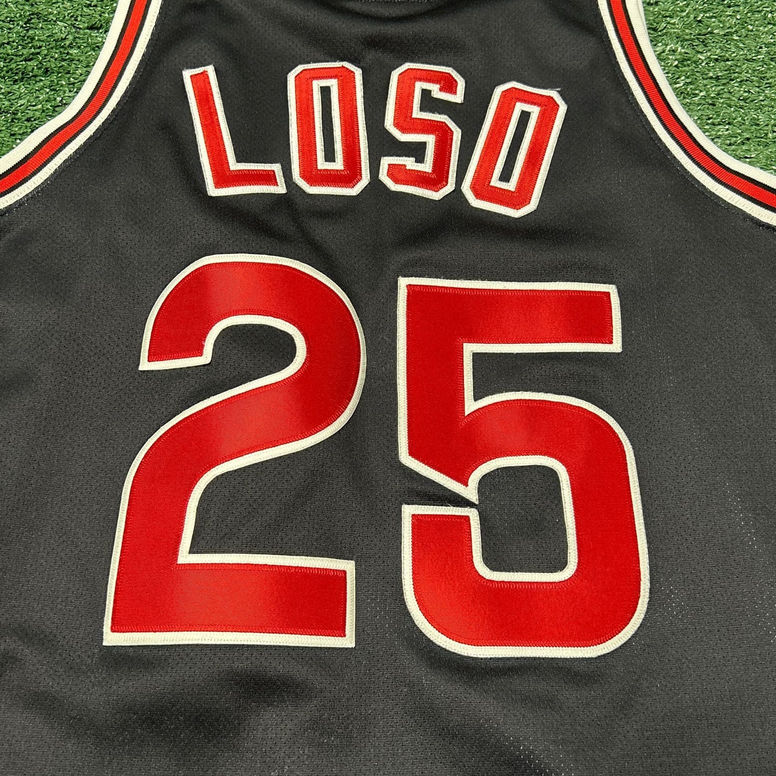 Mens Mitchell & Ness NBA Big Face Jersey Chicago Bulls size Large fits like a Medium 6