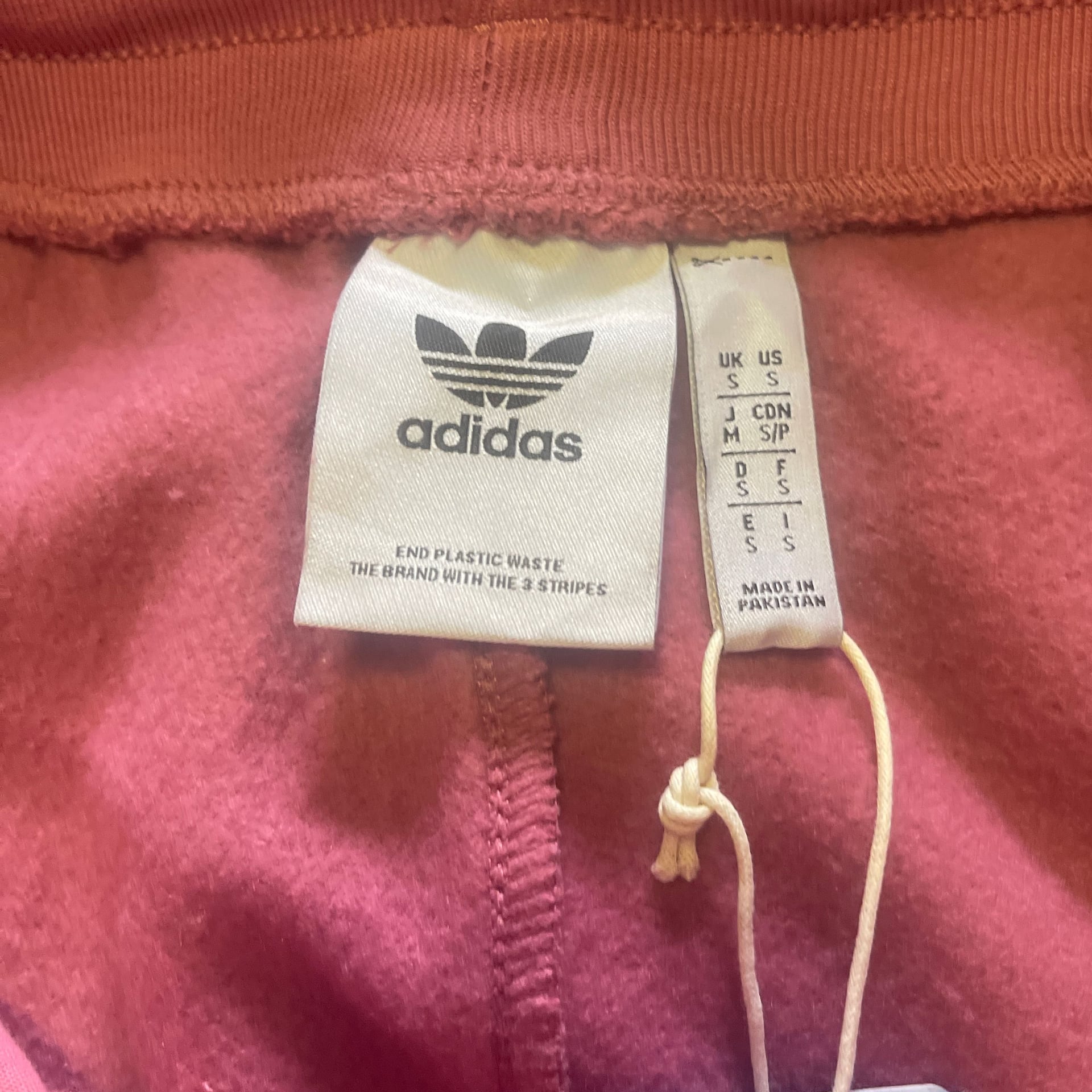 New Adidas Essentials Fleece Tracksuit Set, Mauve Pink Hoodie & Joggers, Size S 11