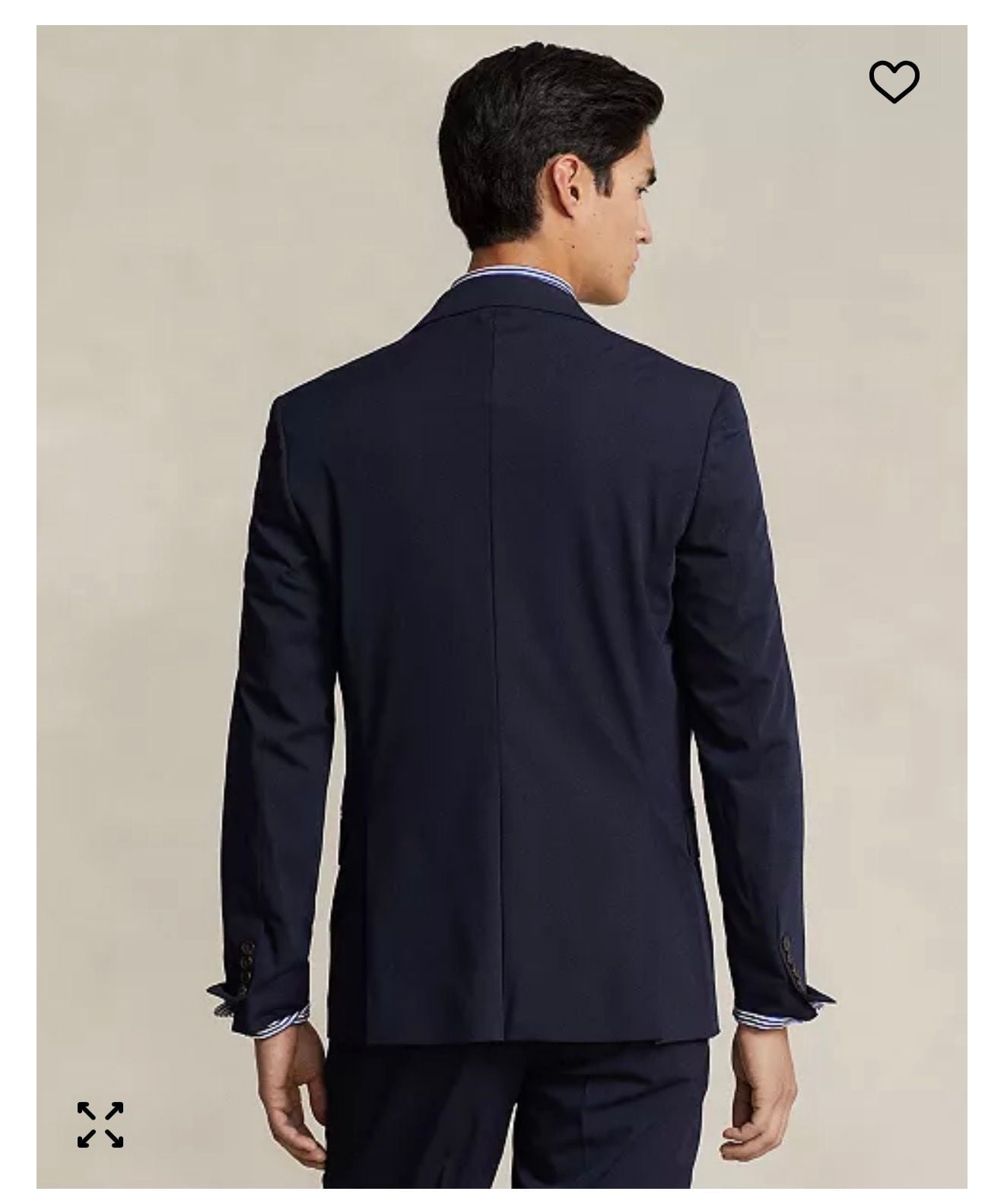 NWT Polo Ralph Lauren Men's Modern Performance Twill Sport Coat Navy Blue 42R 2