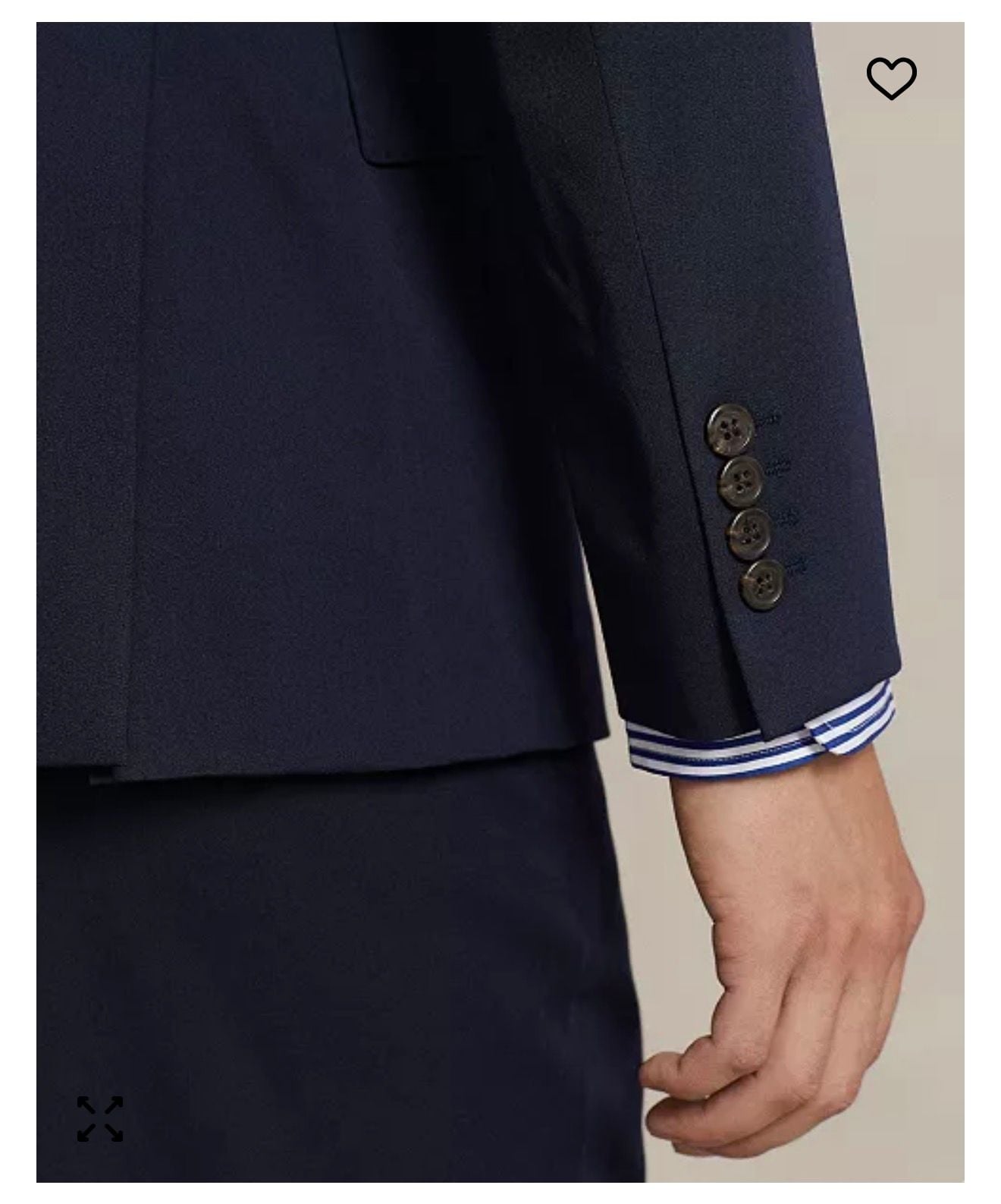 NWT Polo Ralph Lauren Men's Modern Performance Twill Sport Coat Navy Blue 42R 4