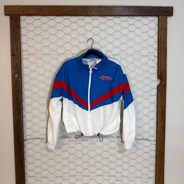 Vintage 1776 Revolutions 33 Windbreaker Bomber Jacket Size XS