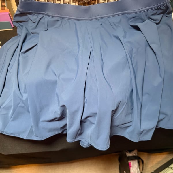Lululemon Angled-Pleat High-Rise Tennis Skirt in Oasis Blue