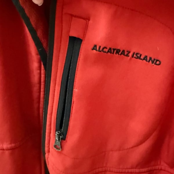 Alcatraz Island Prison Penitentiary Souvenir National Park Jacket Shirt Mens XL