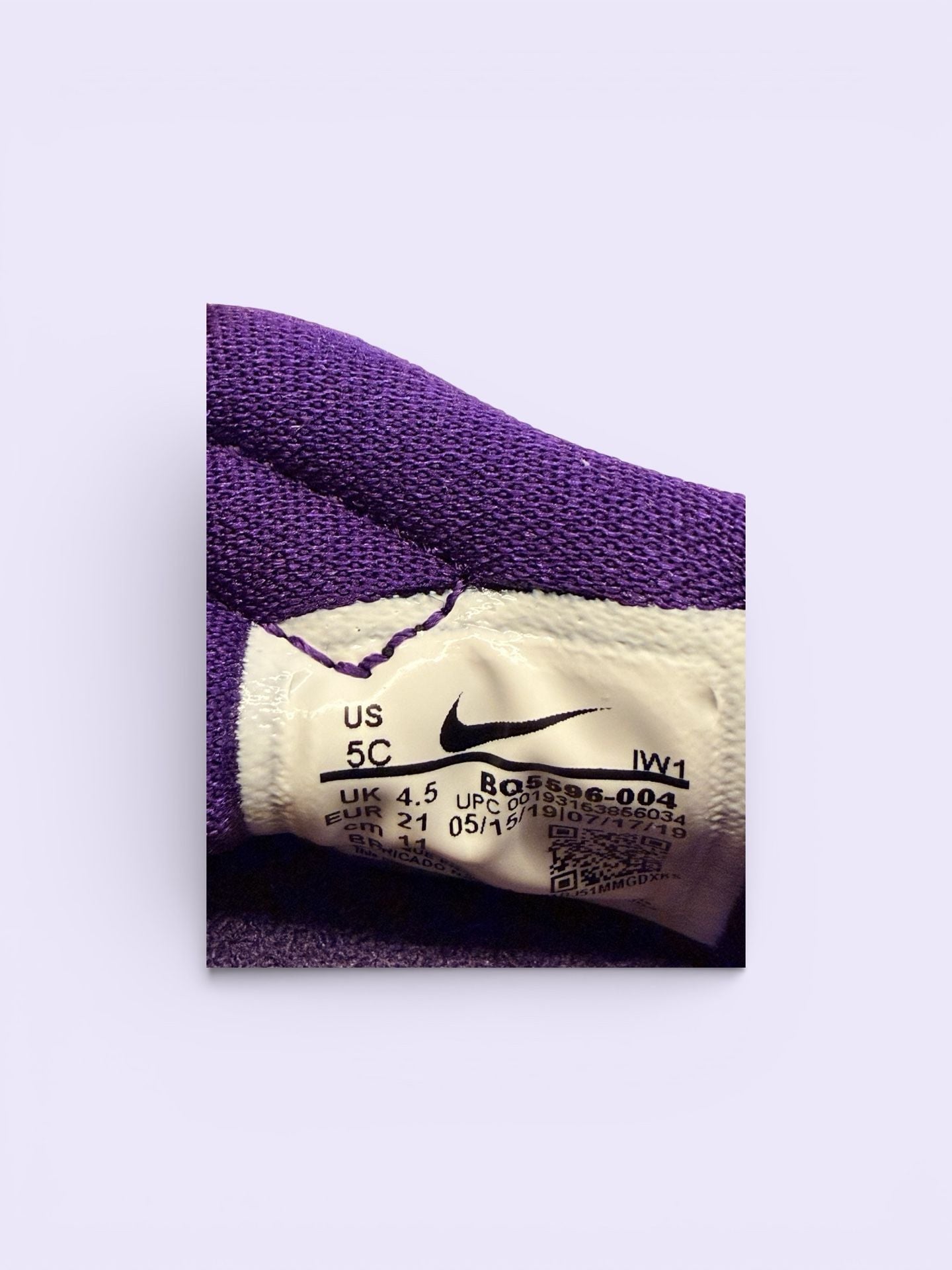 Buy Nike LeBron 17 TD 'Lakers' - BQ5596 004 -size 5C 7