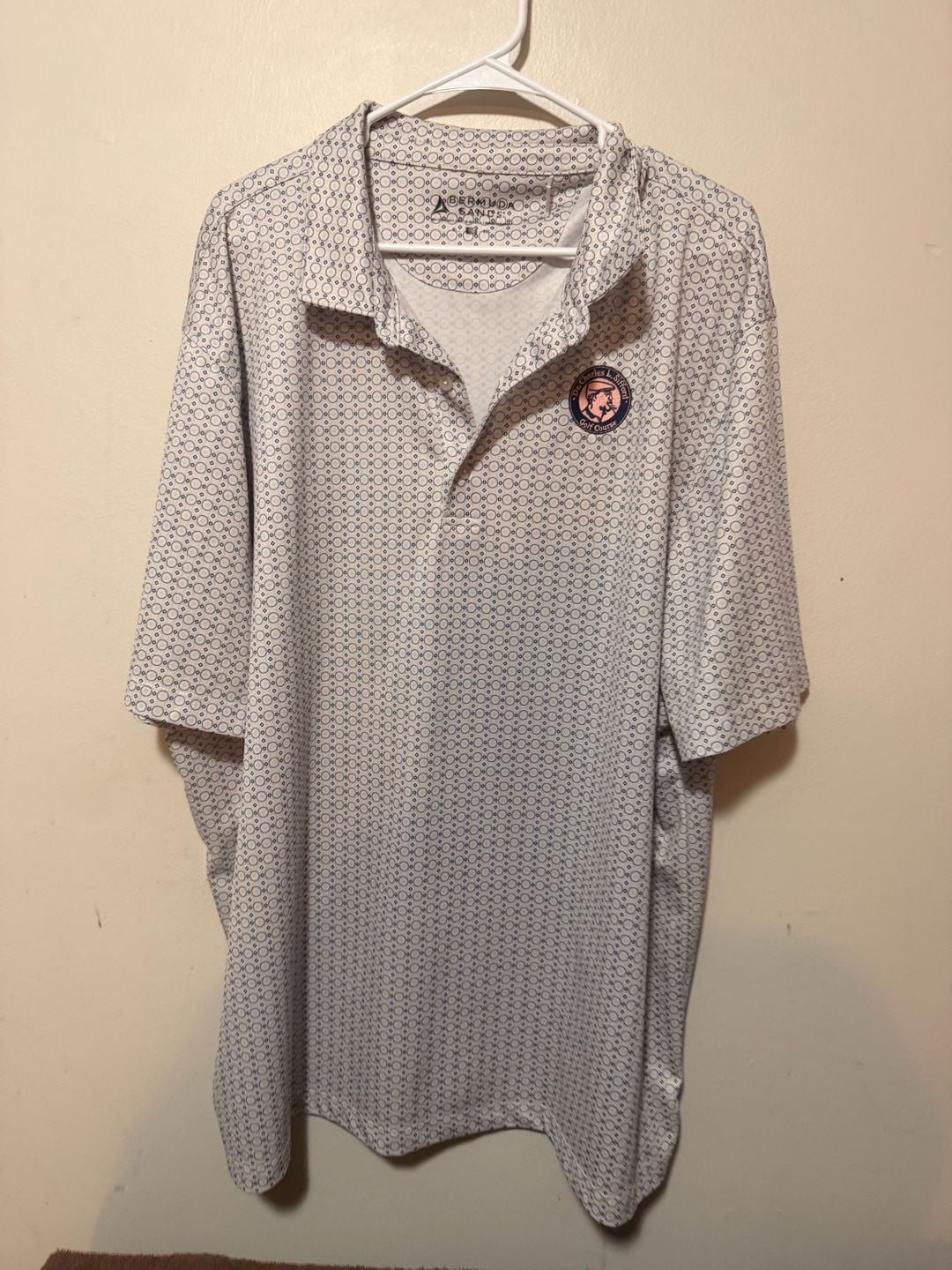 Bermuda Sands Dr. Charles L. Sifford Golf Course Performance Polo Shirt 2XL 3