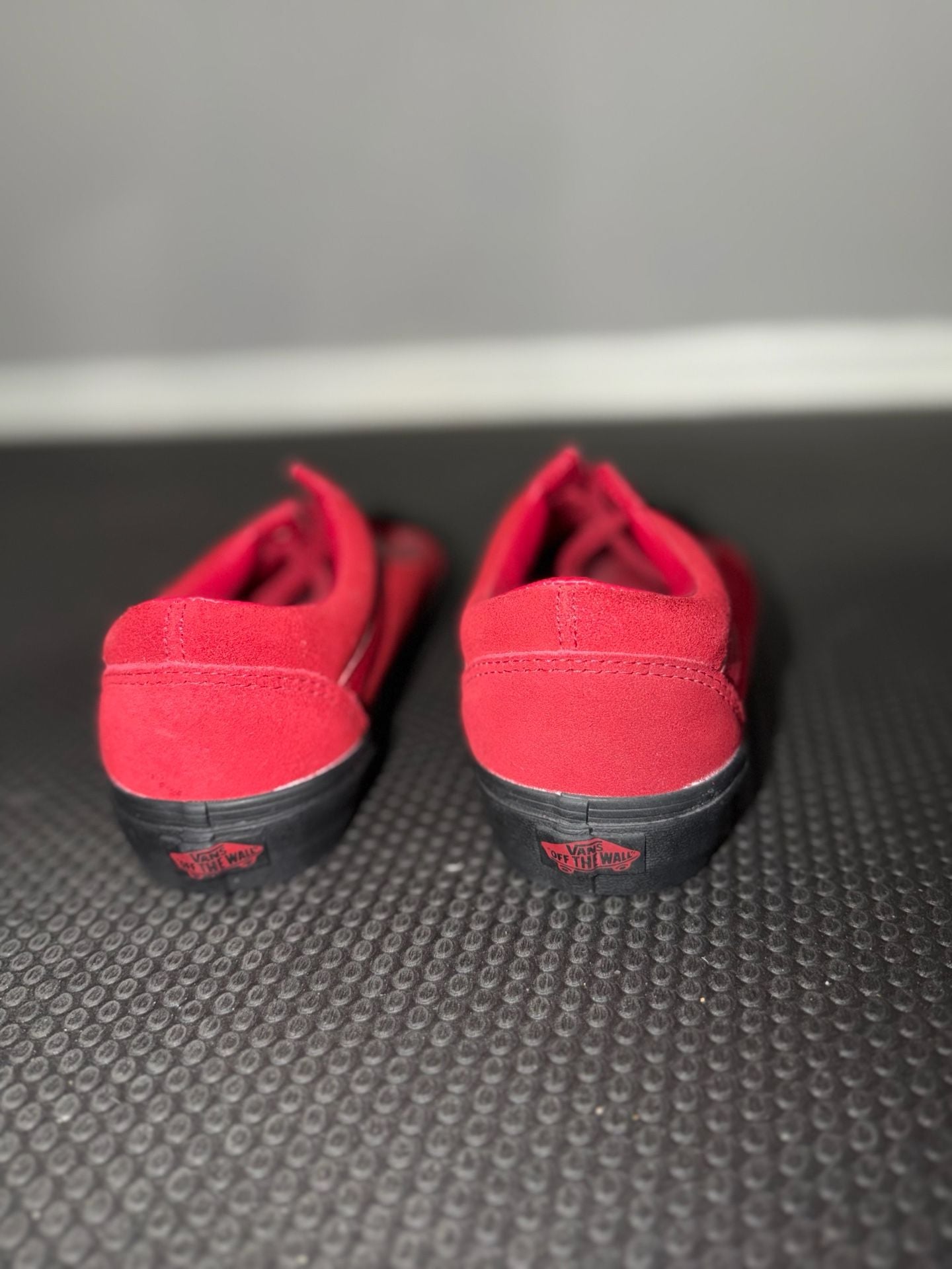 Vans Old Skool Velvet Red Black 7