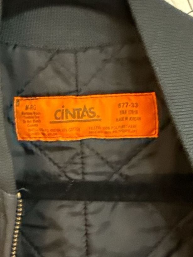 Vintage Cintas AAA Roadside Assistance Battery Service Bomber Work Jacket 3