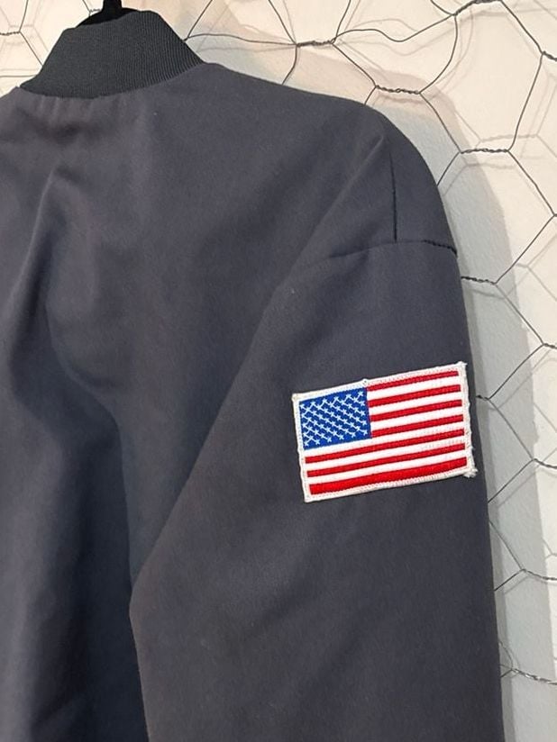 Vintage Cintas AAA Roadside Assistance Battery Service Bomber Work Jacket 6