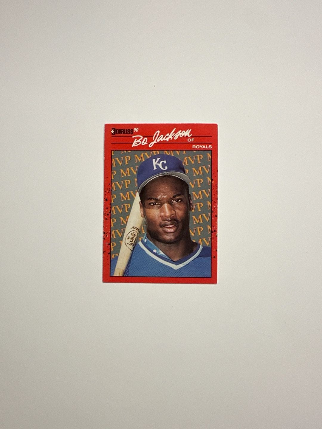 1990 Donruss Bo Jackson MVP #BC-1 Kansas City Royals Baseball Card 1