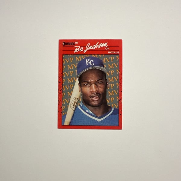 1990 Donruss Bo Jackson MVP #BC-1 Kansas City Royals Baseball Card