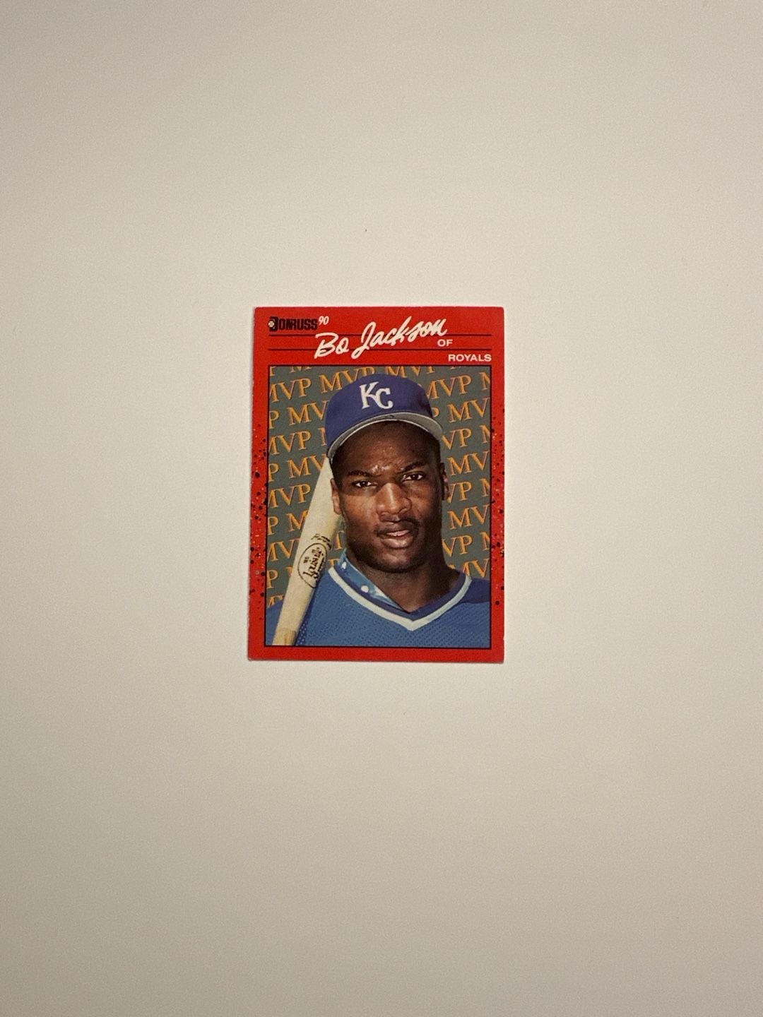 1990 Donruss Bo Jackson MVP #BC-1 Kansas City Royals Baseball Card 2