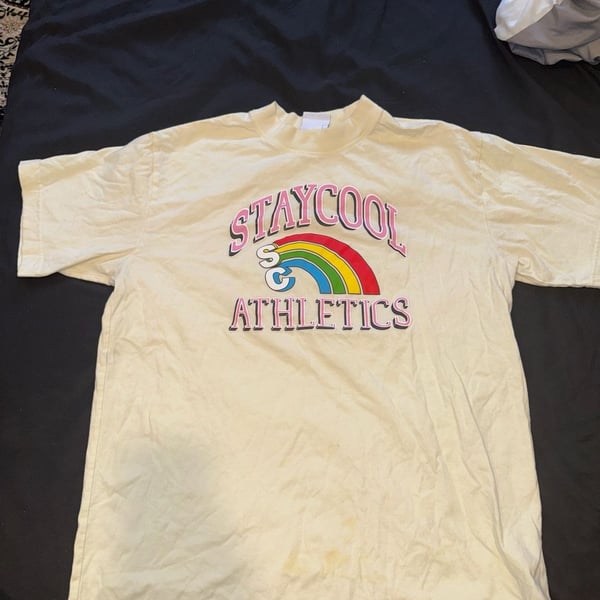STAYCOOLNYC Athletics Rainbow Logo Graphic T-Shirt