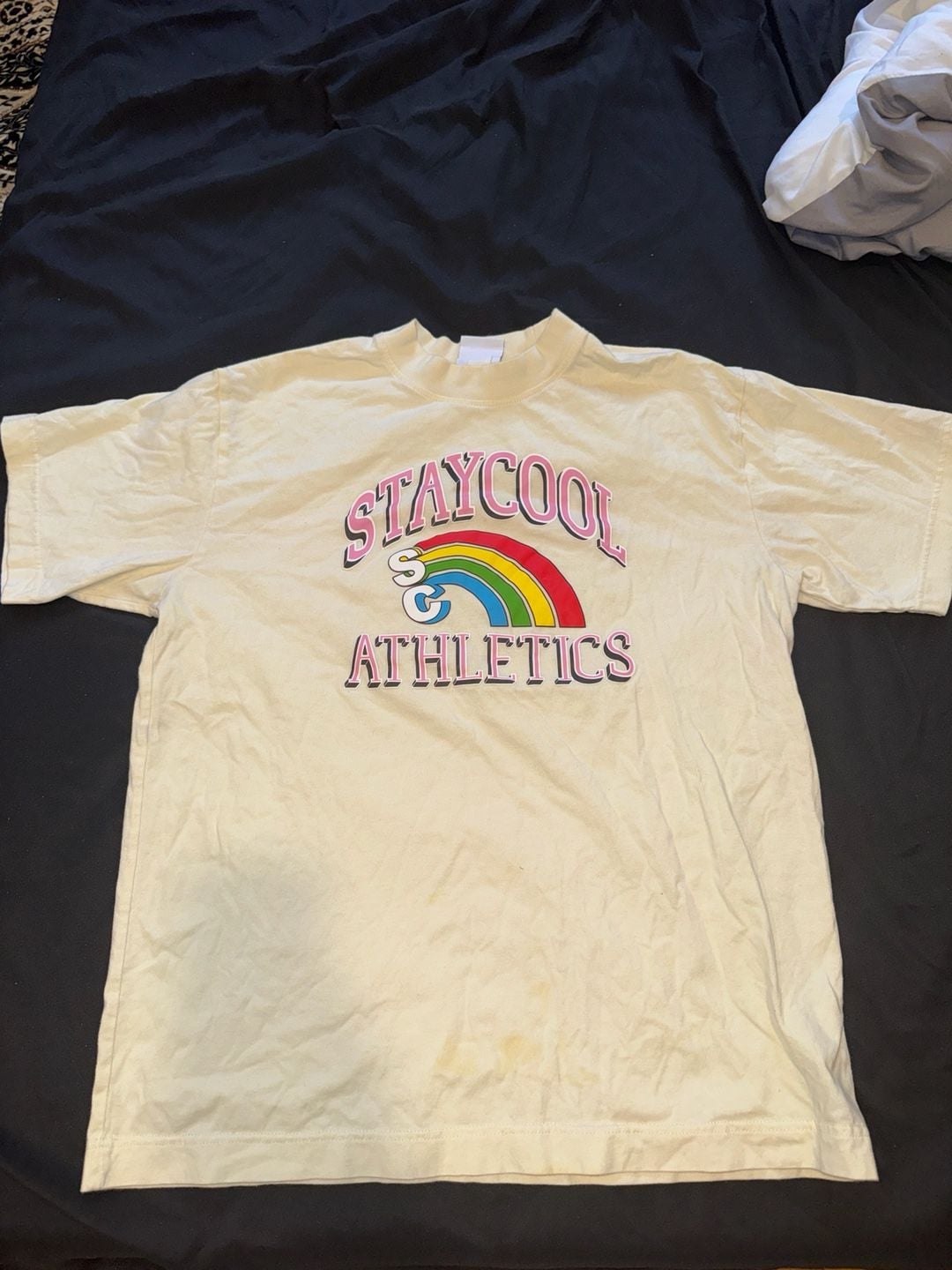 STAYCOOLNYC Athletics Rainbow Logo Graphic T-Shirt 7