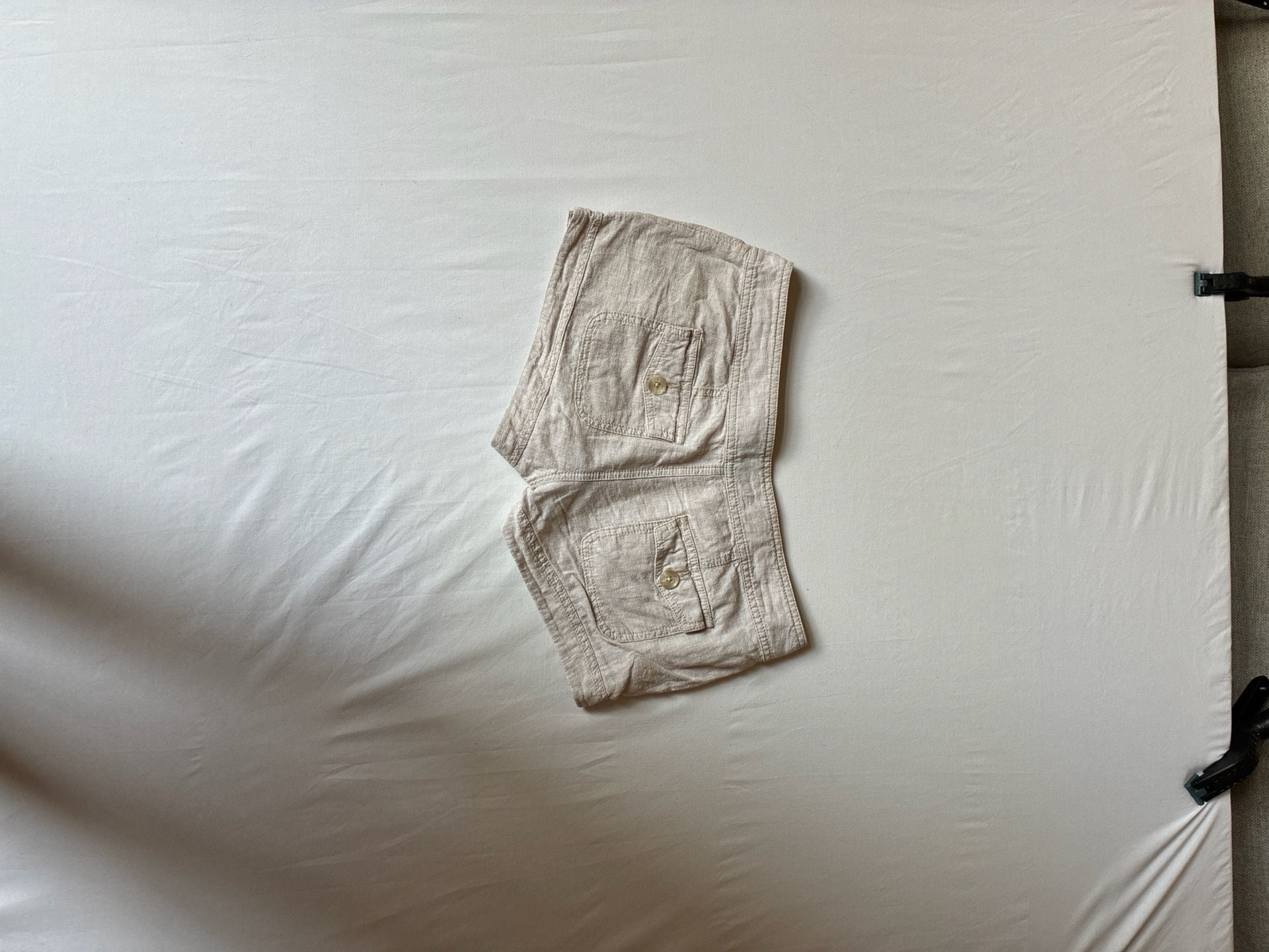 Vintage Express Low Rise Linen / Cotton Blend size 4 4
