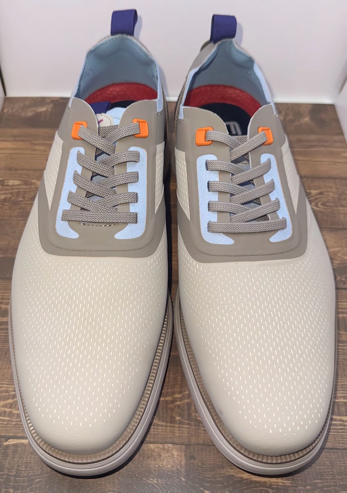 Stacy Adams Men's Everidge Plain Toe Elastic Lace Shoe - , 5