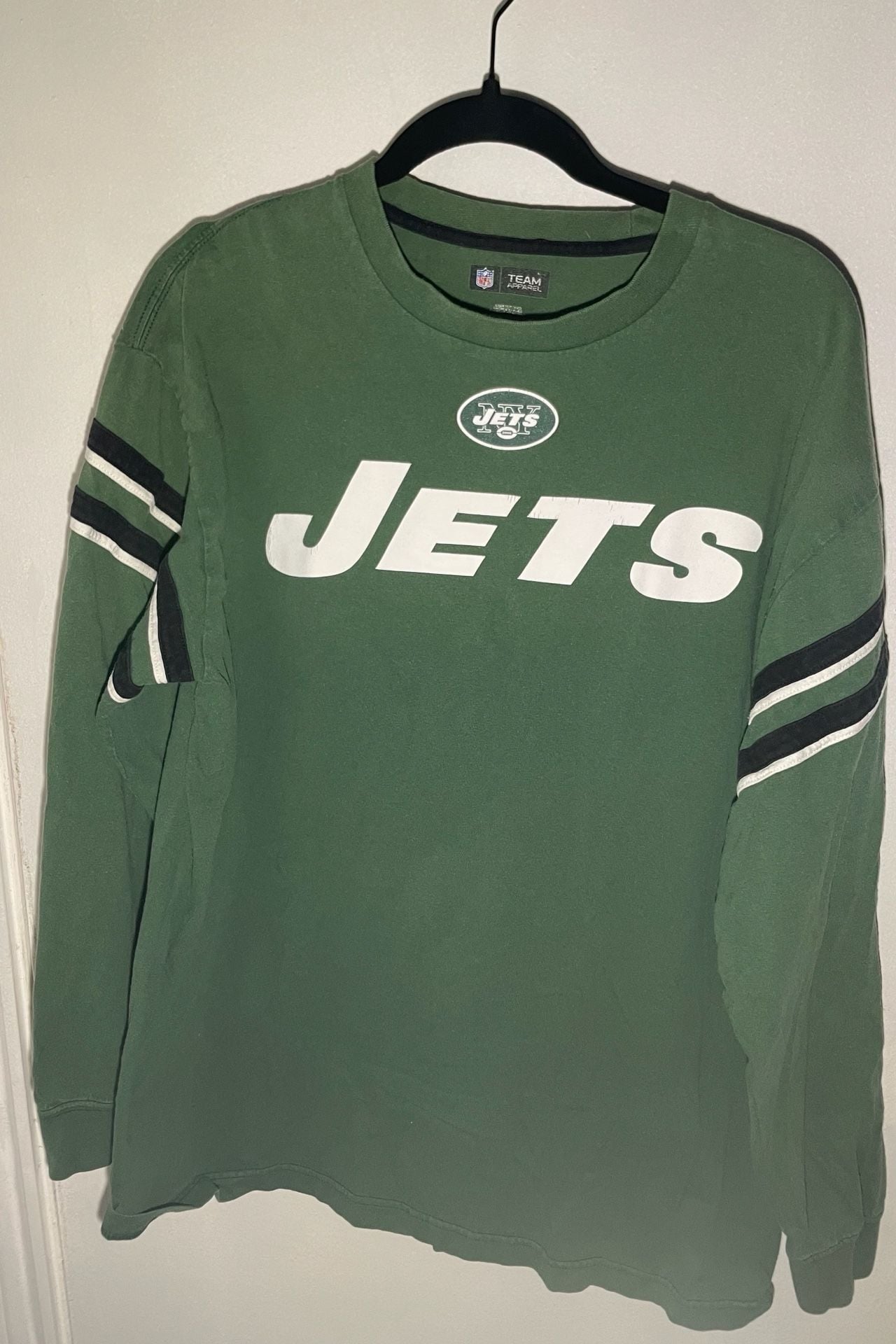 NFL Team Apparel New York Jets Long Sleeve Graphic T-Shirt Adult Large 2