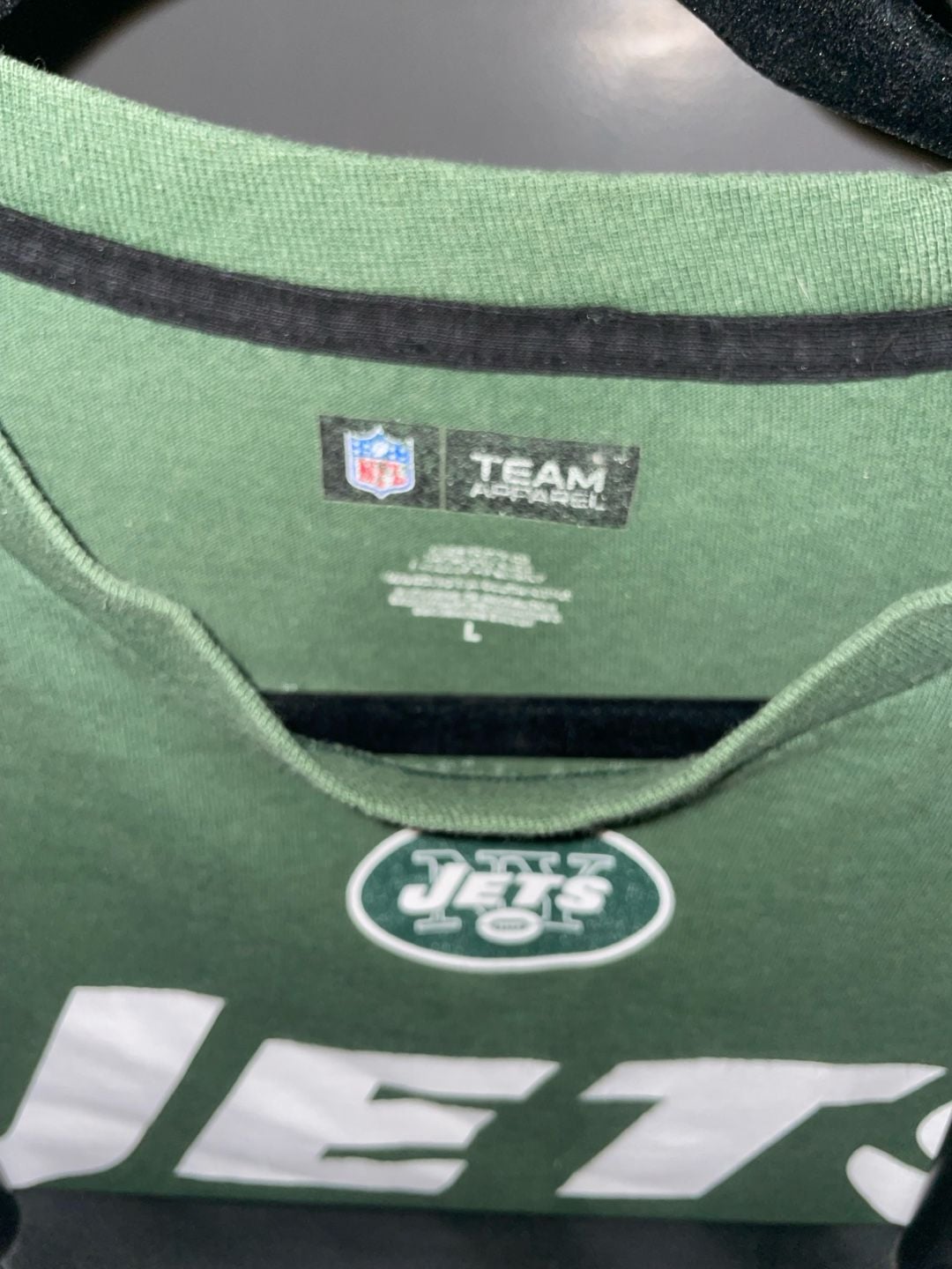 NFL Team Apparel New York Jets Long Sleeve Graphic T-Shirt Adult Large 4