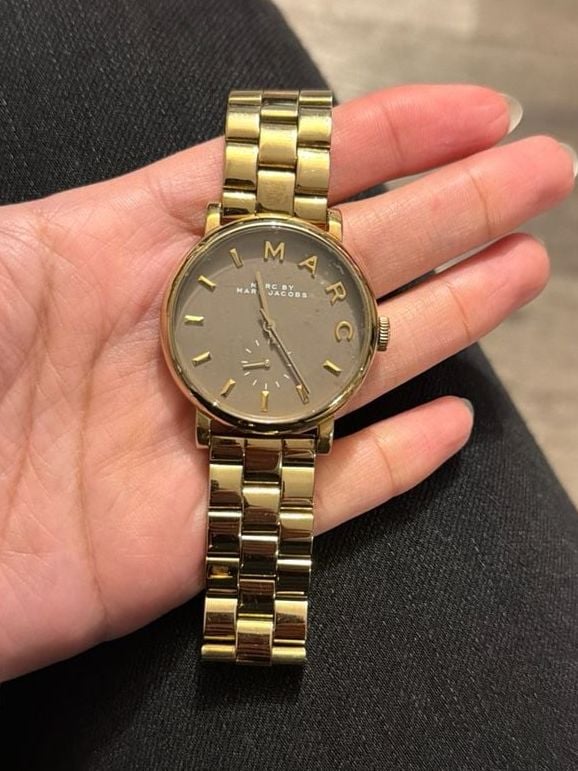 Marc by Marc Jacobs Baker Gold-Tone Stainless Steel Watch MBM3281 1