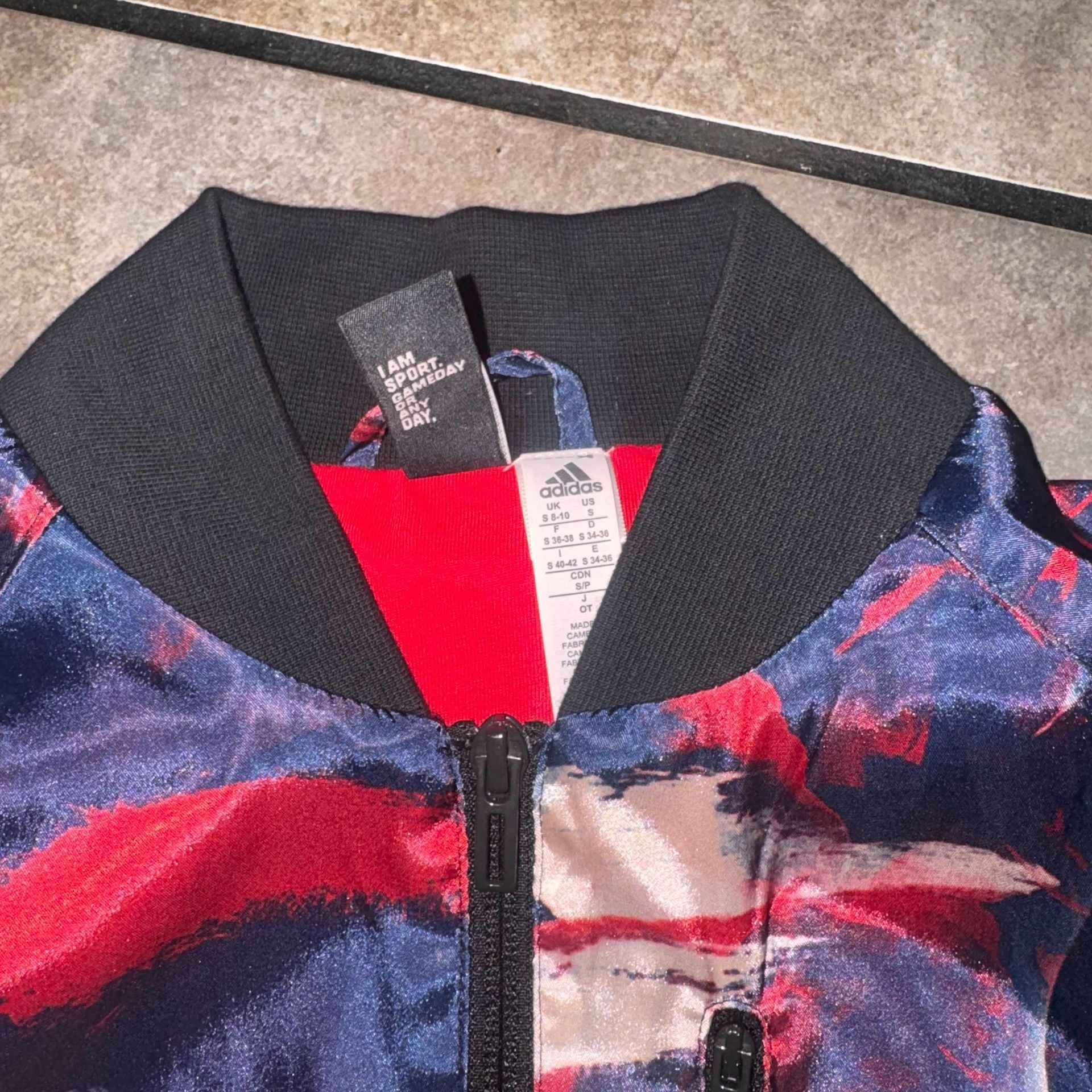 adidas Women's Spirit Superstar Abstract Satin Bomber Jacket 2