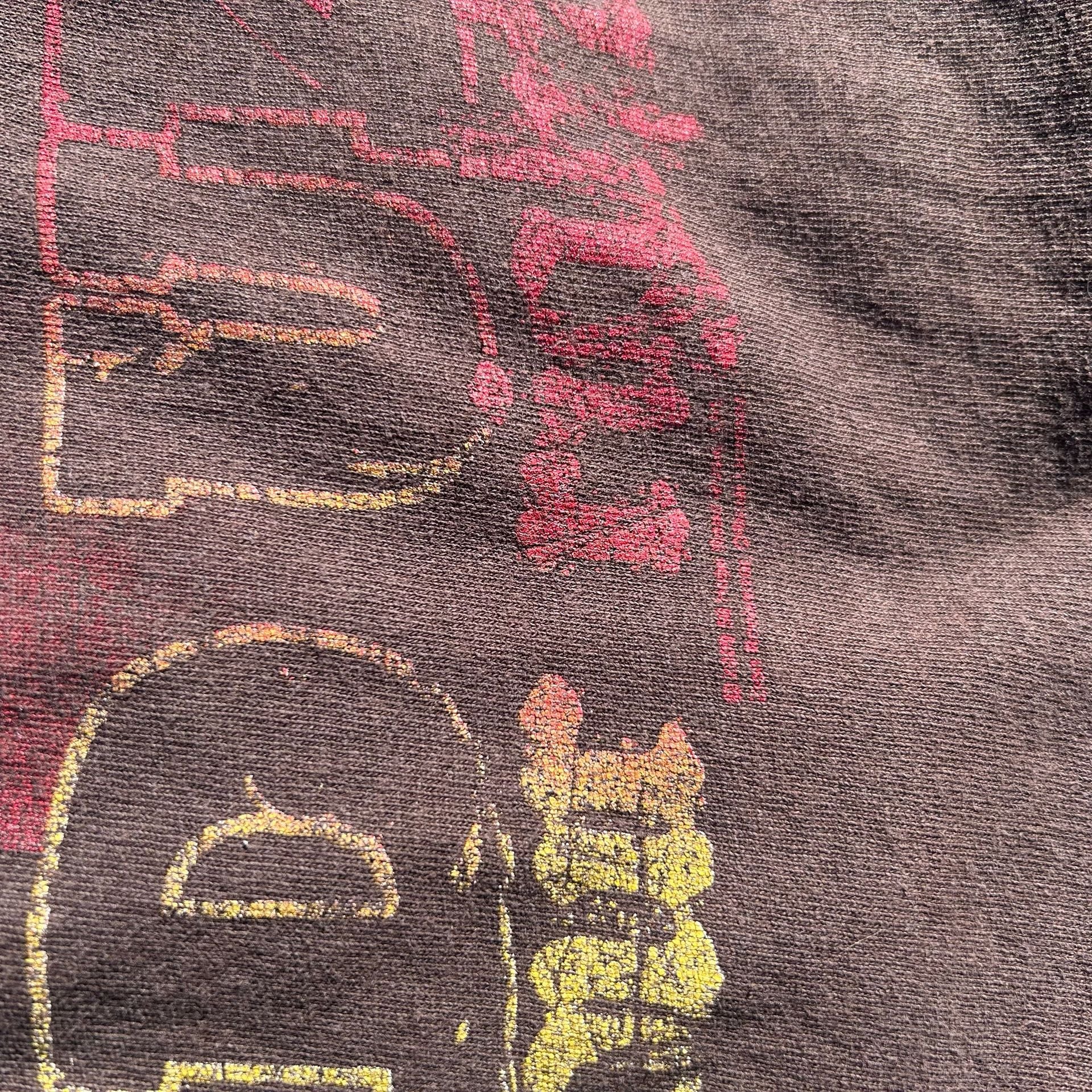 Vintage 2009 Bob Marley 'Stand Up For Your Rights' Faded Brown T-Shirt 3
