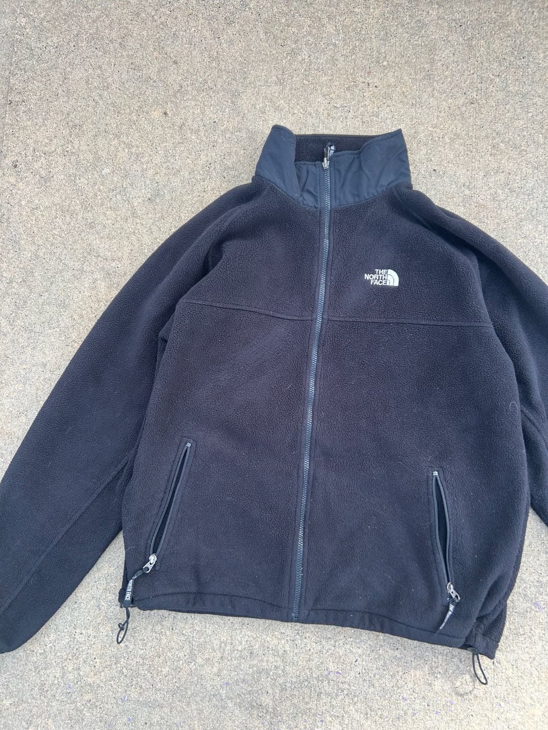 The North Face Black Full Zip Fleece Jacket Men's Size XL 4