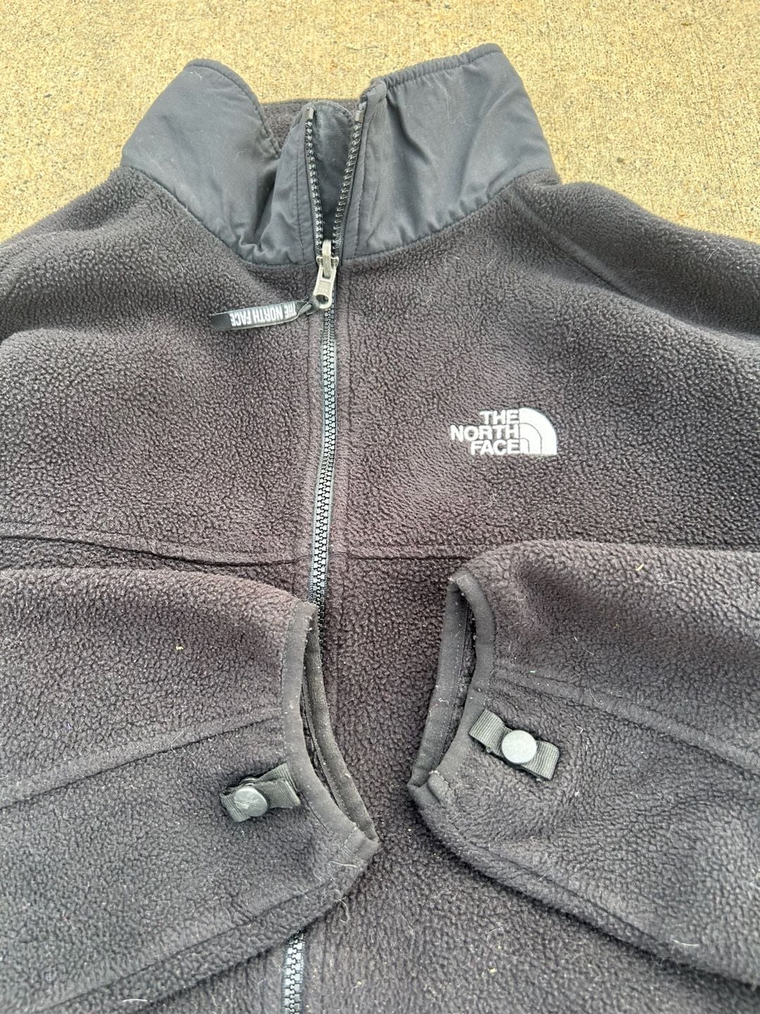 The North Face Black Full Zip Fleece Jacket Men's Size XL 5