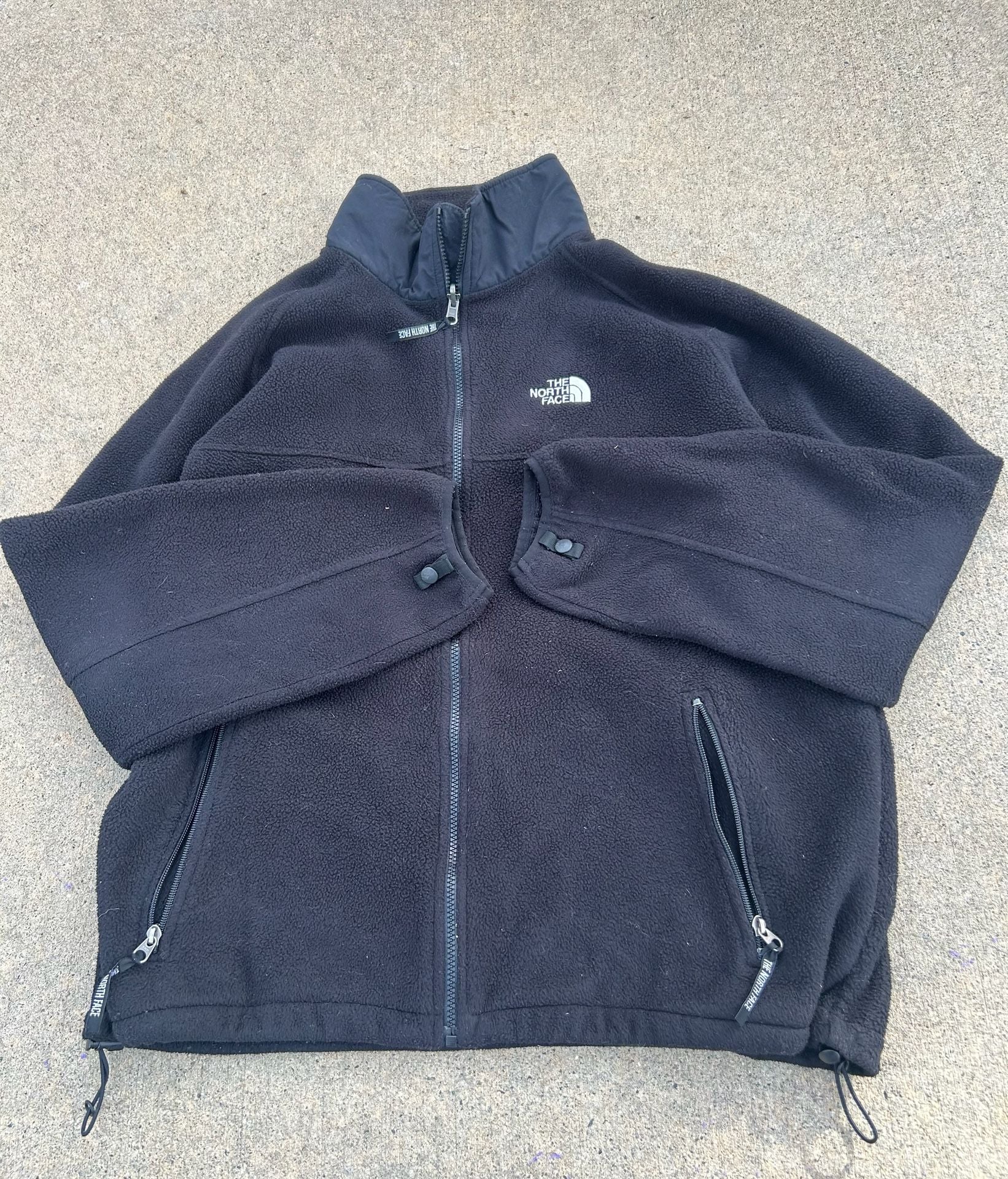 The North Face Black Full Zip Fleece Jacket Men's Size XL 6