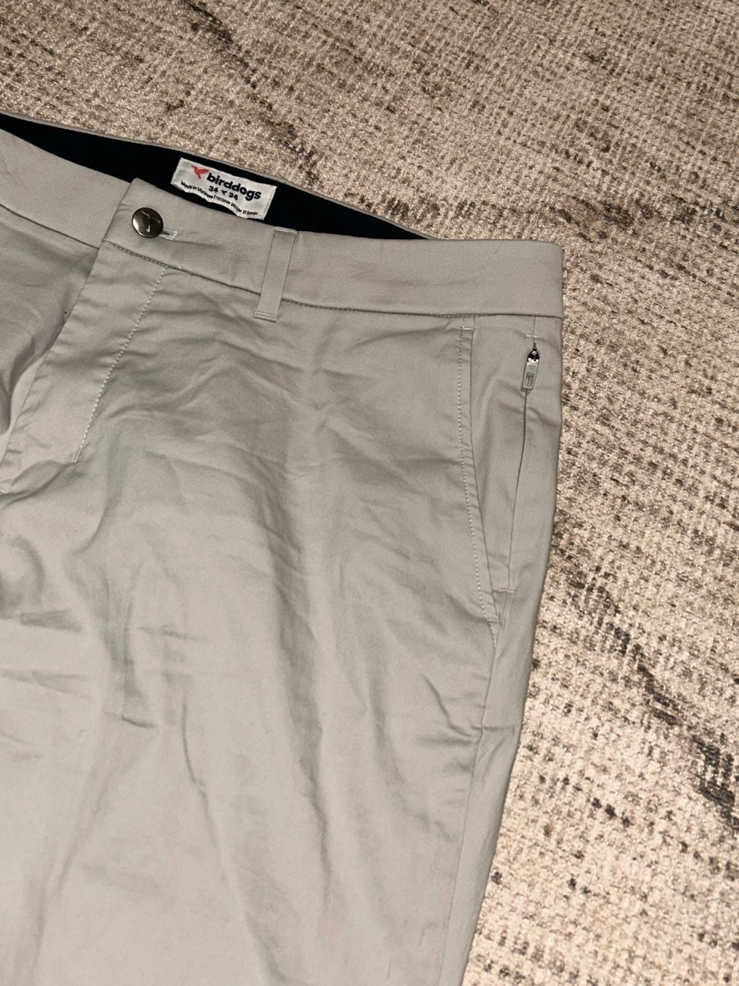 Birddogs Men's Gray Chino Pants Size 34x34 4