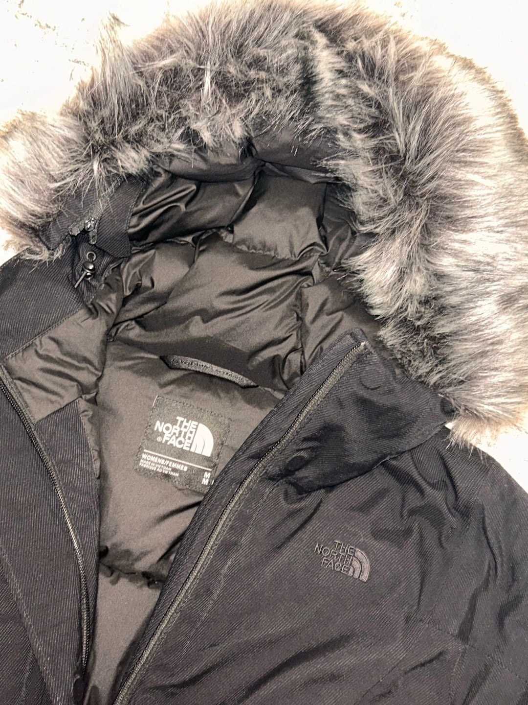 The North Face Women's Arctic Parka 550-Fill Down GORE-TEX Waterproof Coat with Faux Fur Hood 3