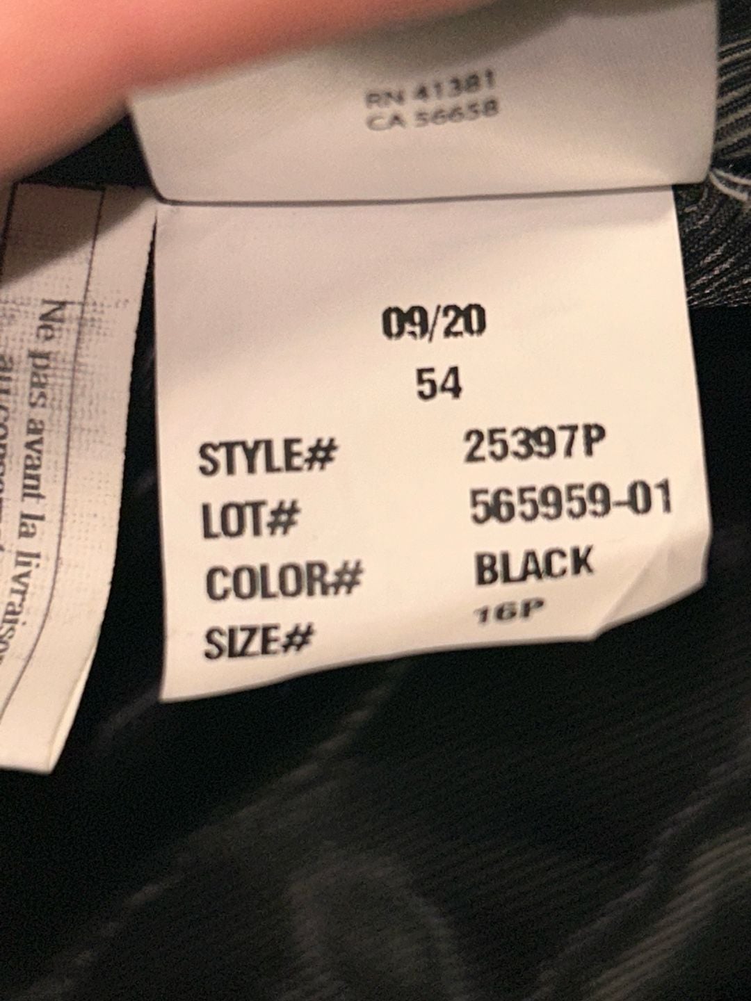 Lauren Ralph Lauren Black Wool Blend Single Breasted Reefer Coat Size 16P 9