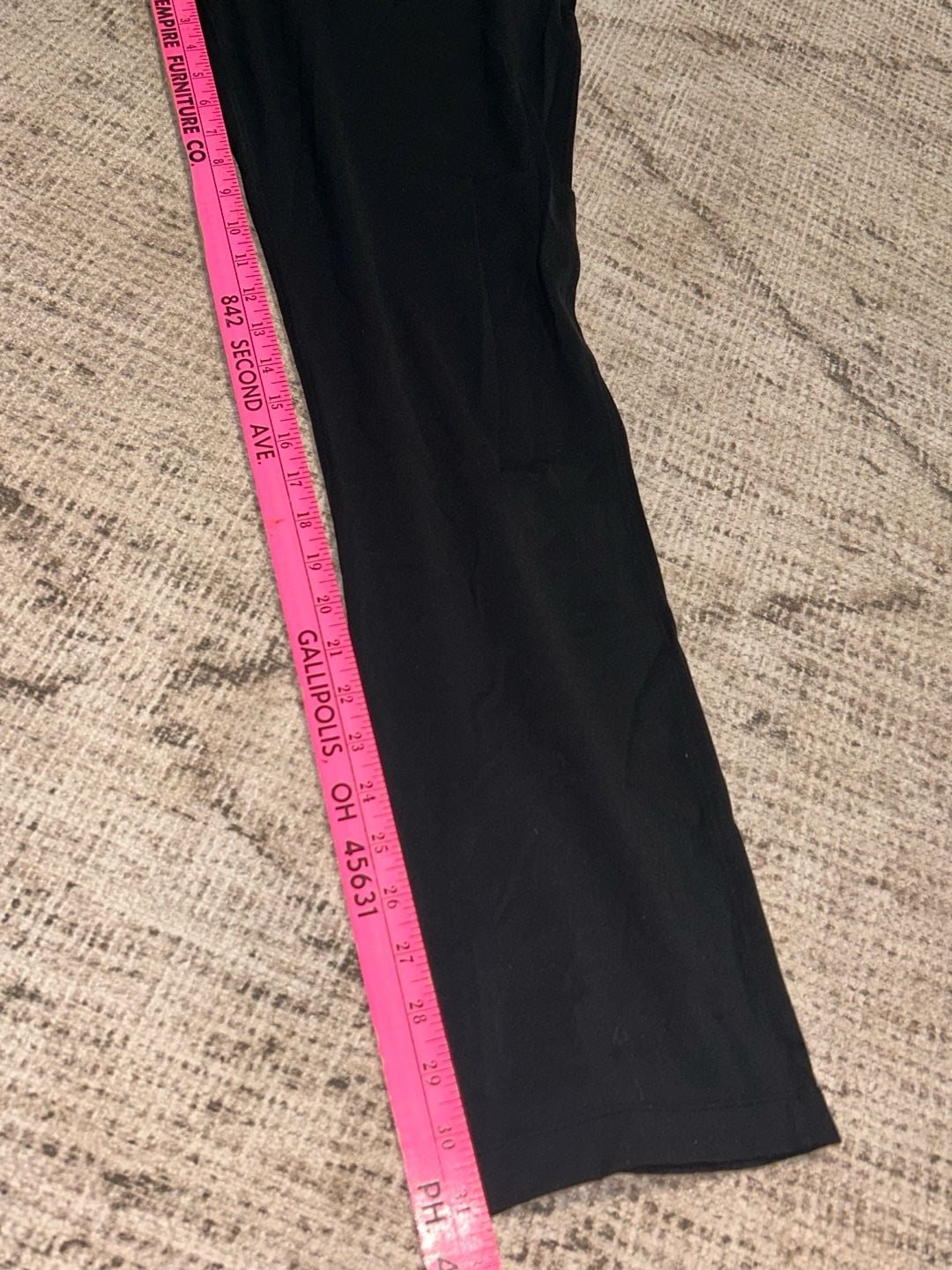 BUNDLE Lululemon On the Fly Full Length Black Pants Size 10 4