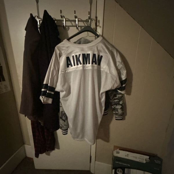 Vintage 90s Champion Troy Aikman Dallas Cowboys #8 White Mesh Football Jersey Size 48 XL