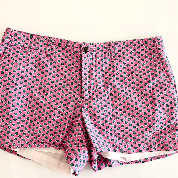 Ralph Lauren Sport Women's Size 10 Pink Floral Geometric Chino Shorts